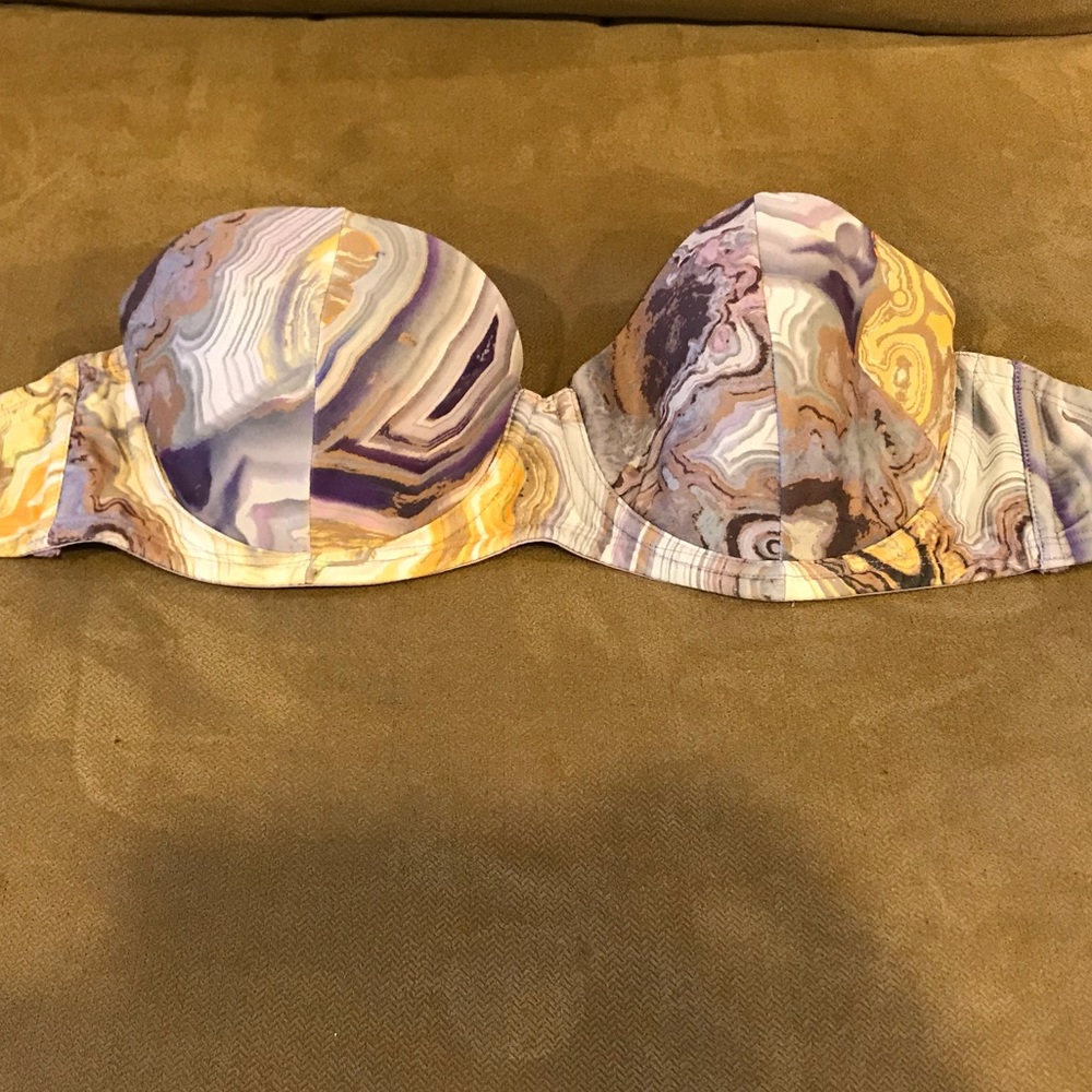 Purple swirl bikini top size medium